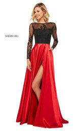 Sherri Hill 52765 Black/Red