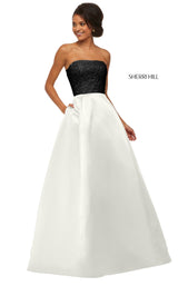 Sherri Hill 52774 Black/Ivory