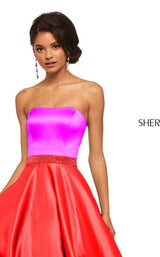Sherri Hill 52776 Fuchsia-Red