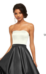Sherri Hill 52776 Ivory/Black
