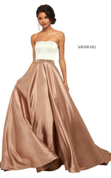 Sherri Hill 52776 Ivory-Mocha