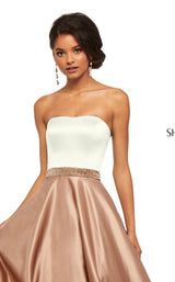 Sherri Hill 52776 Ivory-Mocha