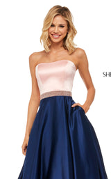 Sherri Hill 52776 Blush-Navy