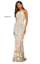 Sherri Hill 52778 Nude/Ivory