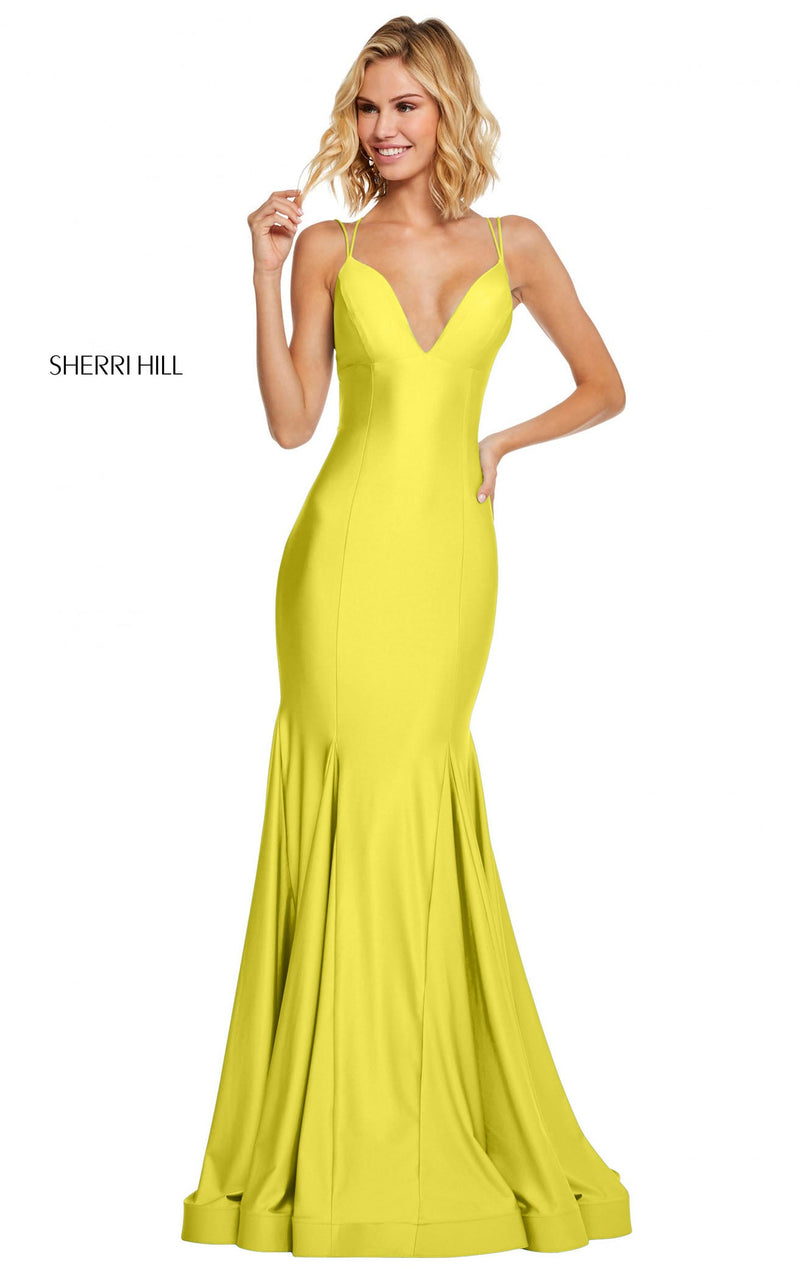 Sherri Hill 52779 Yellow