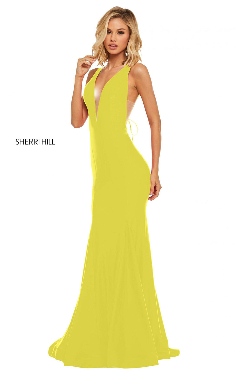 Sherri Hill 52780 Yellow