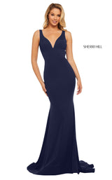 Sherri Hill 52790 Navy