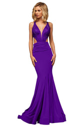 Sherri Hill 52793 Purple