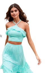 Sherri Hill 52798 Aqua