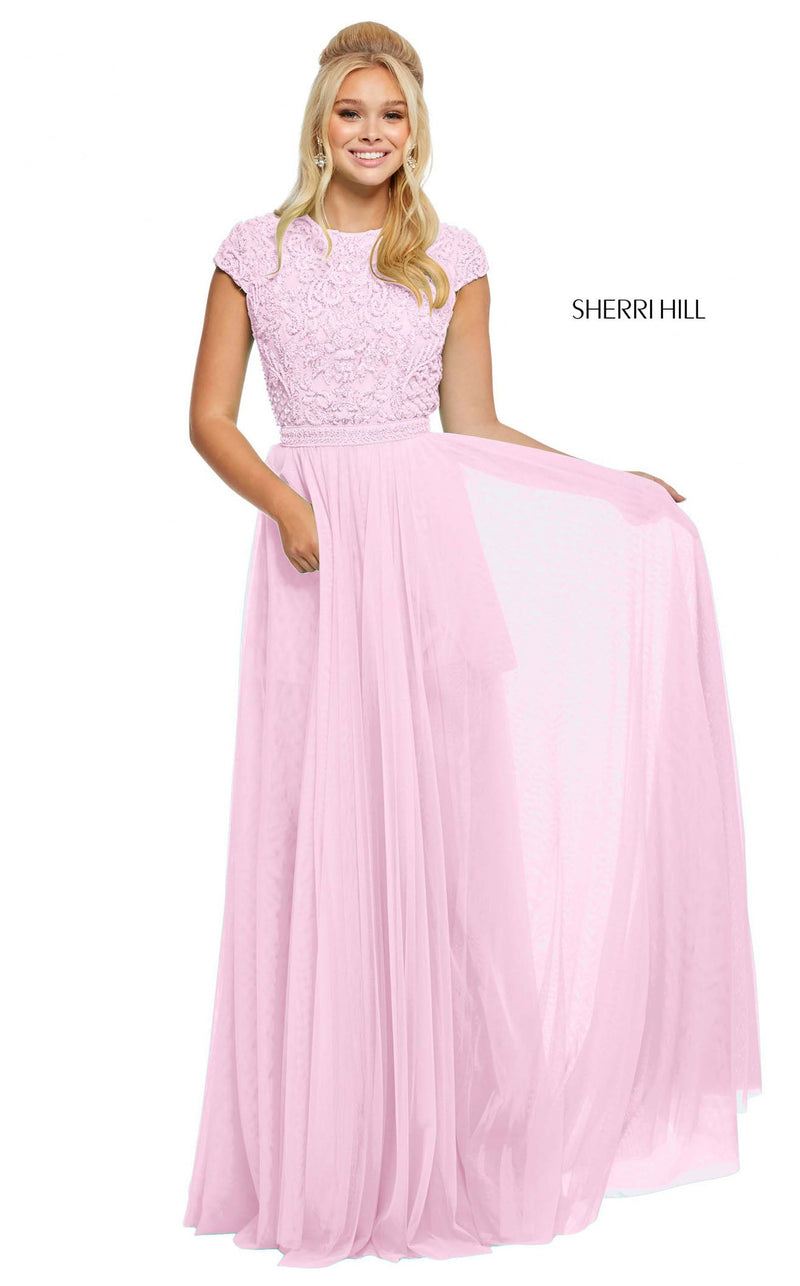 Sherri Hill 52801 Light Pink