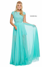 Sherri Hill 52801 Aqua