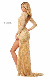 Sherri Hill 52804 Light Gold