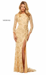 Sherri Hill 52804 Light Gold