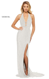 Sherri Hill 52807 Ivory/Silver
