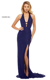 Sherri Hill 52807 Navy