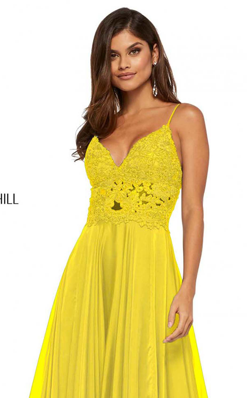 Sherri Hill 52818 Yellow