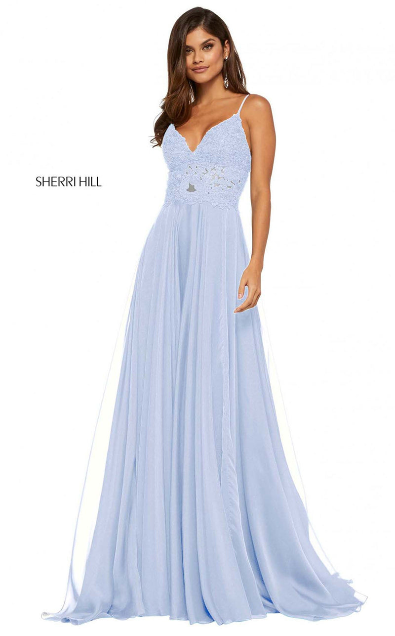 Sherri Hill 52818 Light Blue