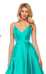 Sherri Hill 52821 Aqua