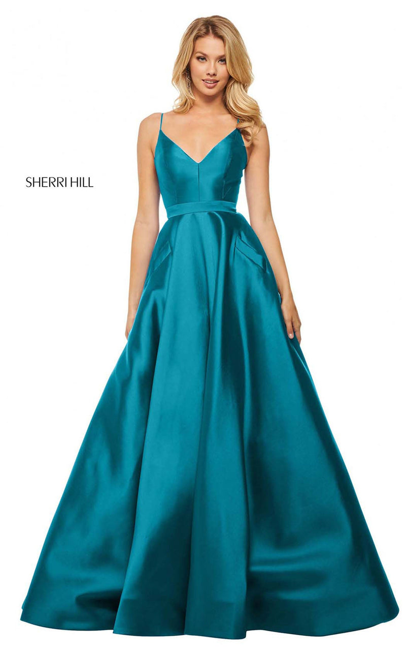 Sherri Hill 52821 Turquoise