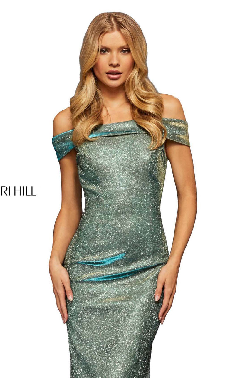Sherri Hill 52825 Electric-Aqua