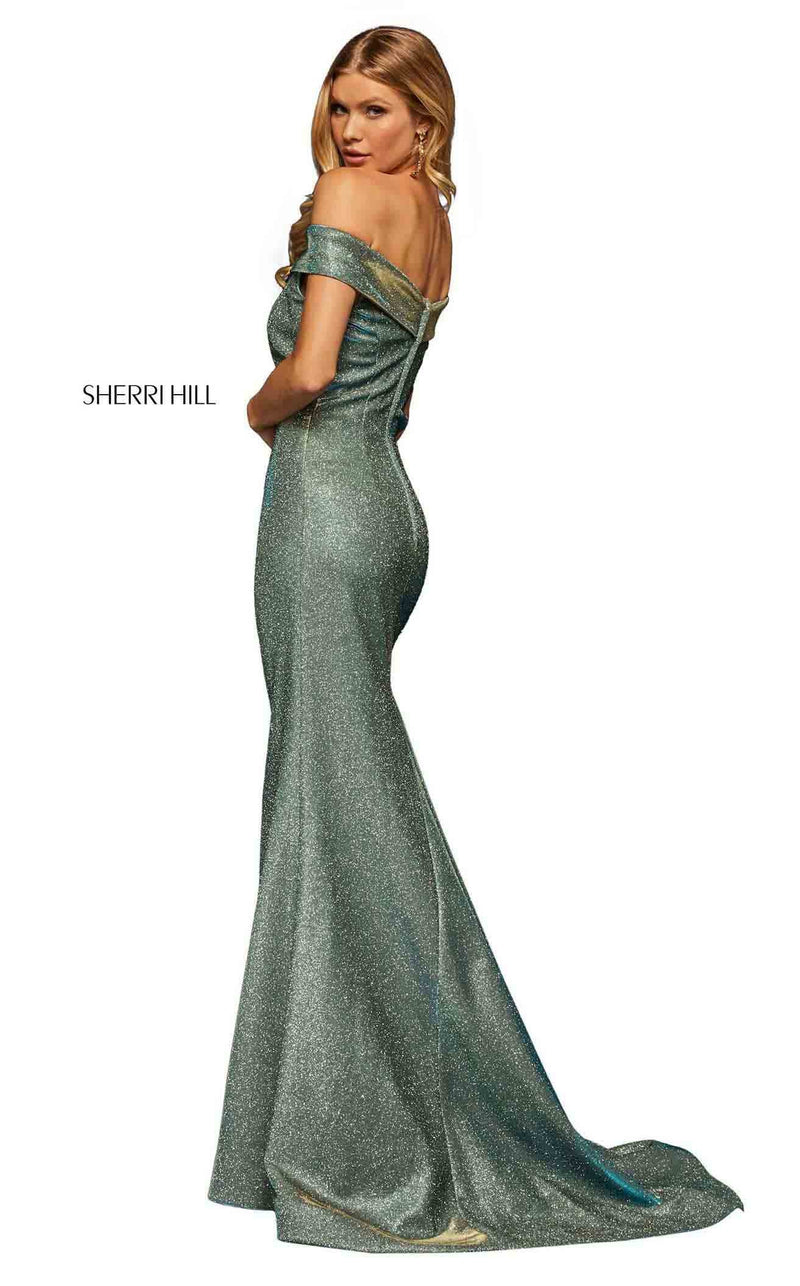 Sherri Hill 52825 Electric-Aqua