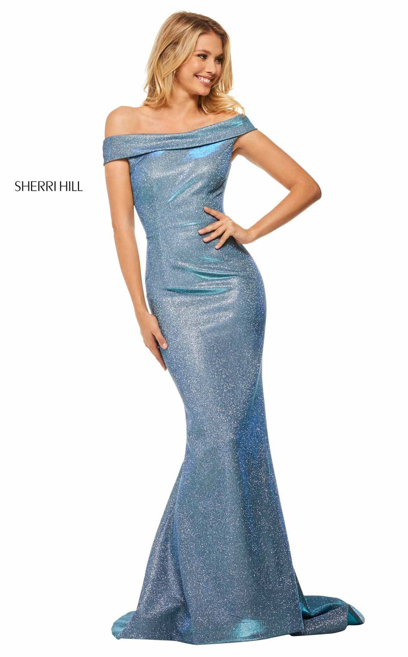 Sherri Hill 52825 Electric Blue