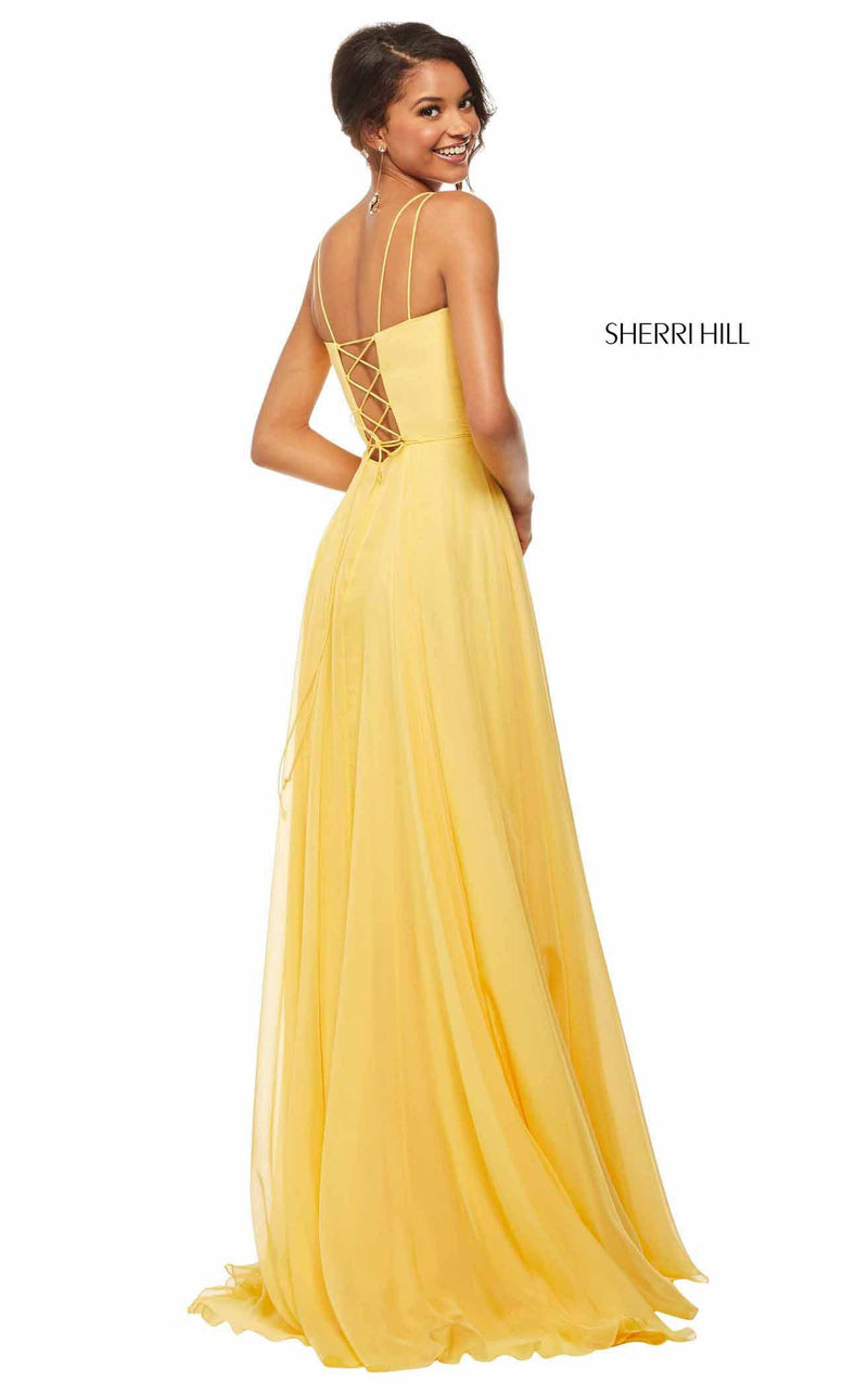 Sherri Hill 52839 Yellow
