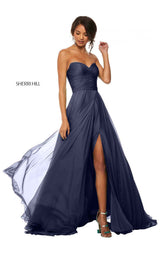 Sherri Hill 52840 Navy