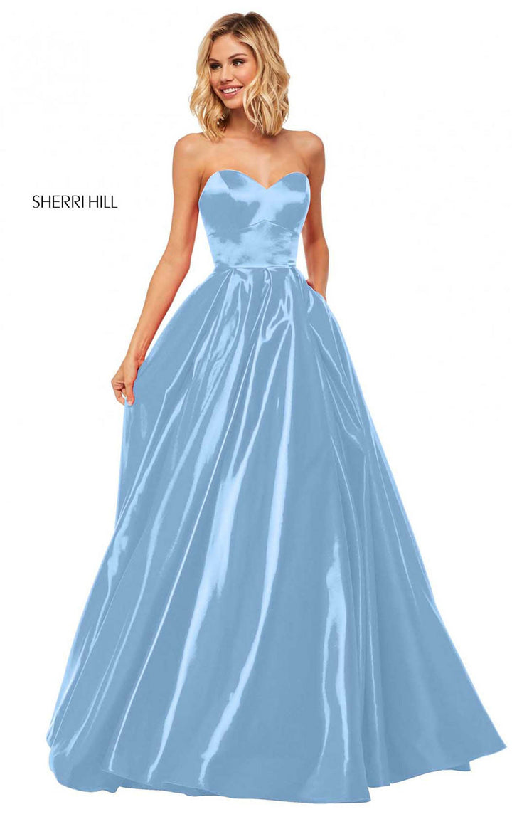 Sherri Hill 52850 Light Blue