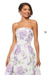 Sherri Hill 52865 Ivory-Lilac-Print
