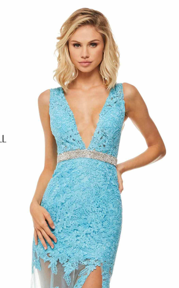Sherri Hill 52875 Light Blue