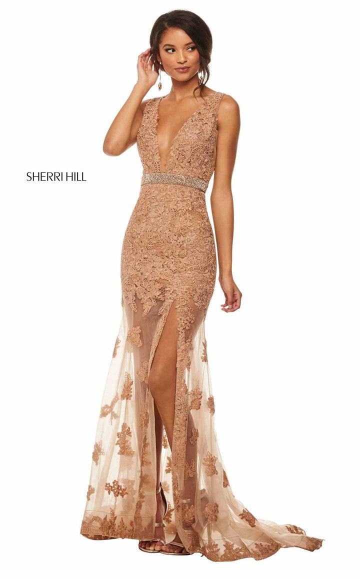 Sherri Hill 52875 Mocha