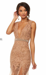Sherri Hill 52875 Mocha