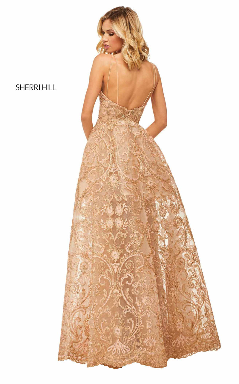 Sherri Hill 52878 Gold