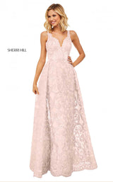 Sherri Hill 52878 Rose Gold