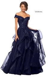 Sherri Hill 52880 Navy