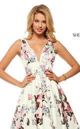 Sherri Hill 52909 Ivory Print