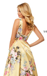 Sherri Hill 52909 Yellow-Print