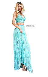 Sherri Hill 52914 Aqua