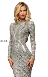 Sherri Hill 52916 Silver