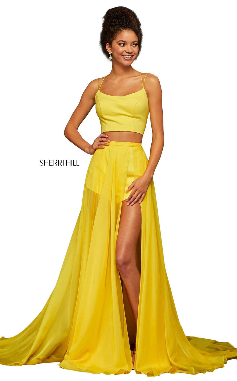 Sherri Hill 52918 Yellow