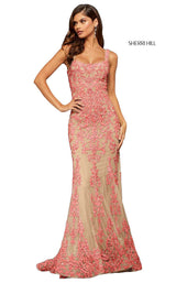 Sherri Hill 52925 Nude-Coral