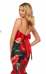 Sherri Hill 52930 Red-Black-Print