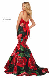 Sherri Hill 52930 Red-Black-Print