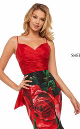 Sherri Hill 52930 Red-Black-Print
