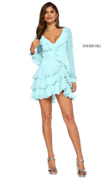 Sherri Hill 52937 Aqua