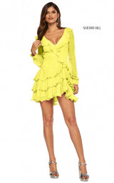 Sherri Hill 52937 Yellow