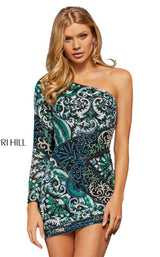 Sherri Hill 52939 Black Multi