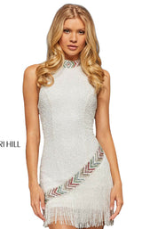 Sherri Hill 52940 Ivory Multi