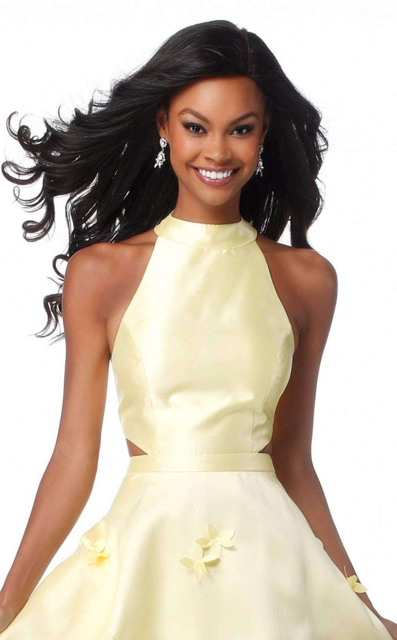 Sherri Hill 51116 Light Yellow